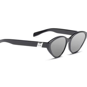Alexis Bittar x Westward Leaning Black Lynx Sunglasses